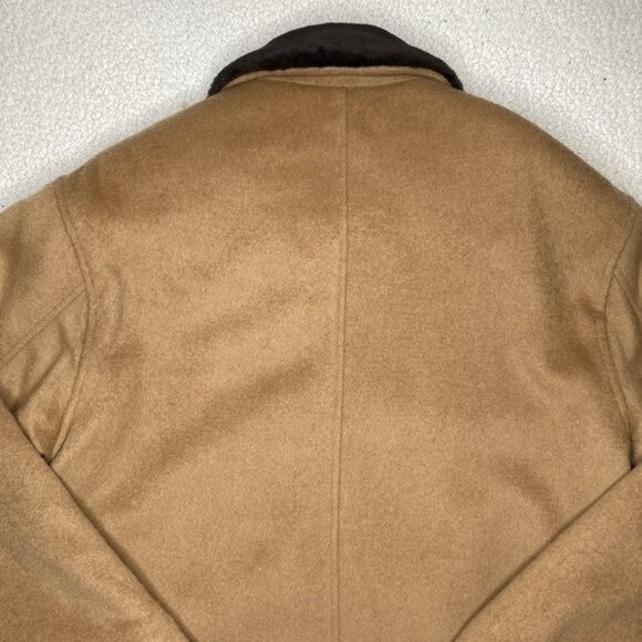 Express De L’Opera Mohair Full Zip Pea Coat: Size Medium - Picture 5 of 14